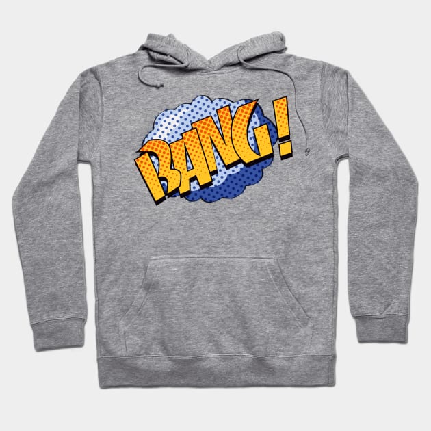 Bang ! Comic Style Pop Art Style Hoodie by madeinchorley